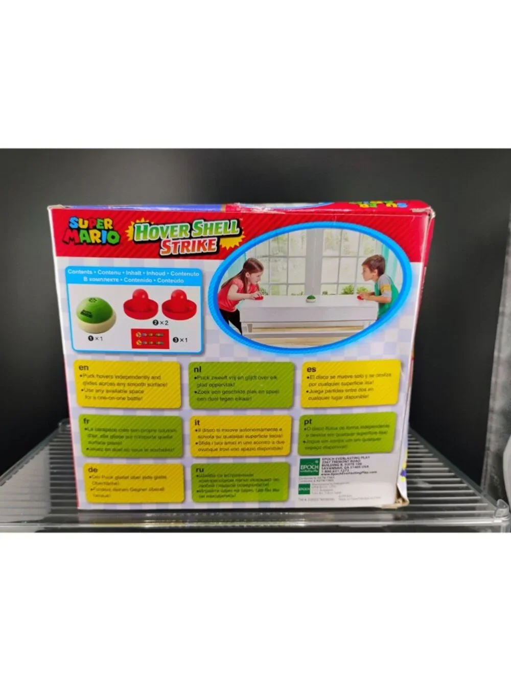 Super Mario Hover Shell Strike Air Hockey Game Set